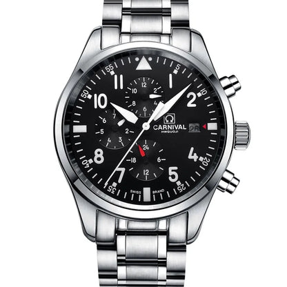 100M Waterproof Dive Watches Men Luxury Brand  Automatic Watch Sapphire Calendar Luminous Stainless Steel Army Watch Men