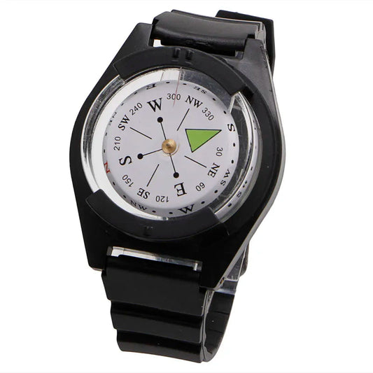 Wrist Watch with Wide Scope of Application, Simplicity Outdoor Survival Strap Band, Bracelet for Hiking, 2 in 1 PortugalFlow